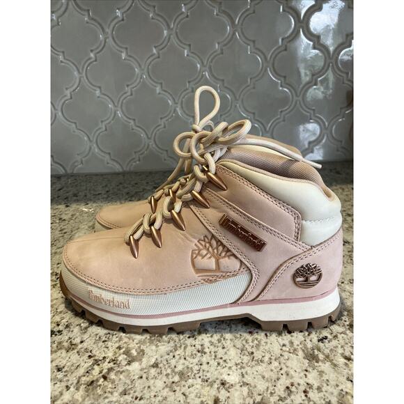 Timberland Shoes - Timberland Women's Size 7 Sprint Light Pink Nubuck Ankle Hiker Boots